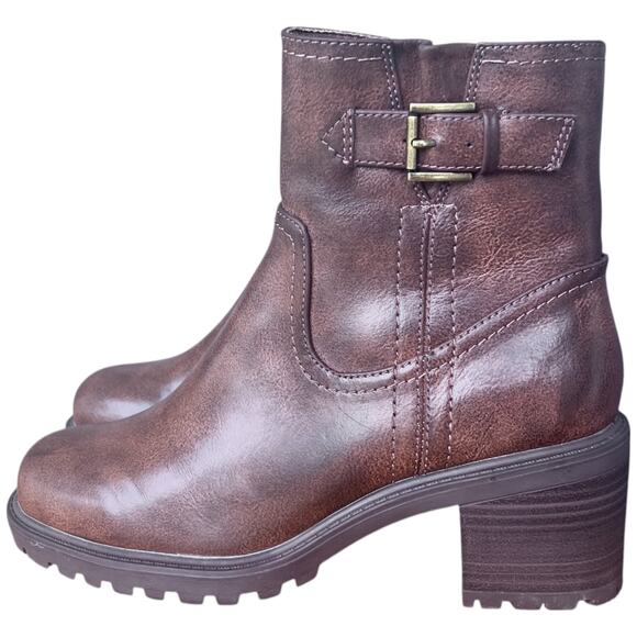 Brown Leather Ankle Boots - Picture 7 of 13